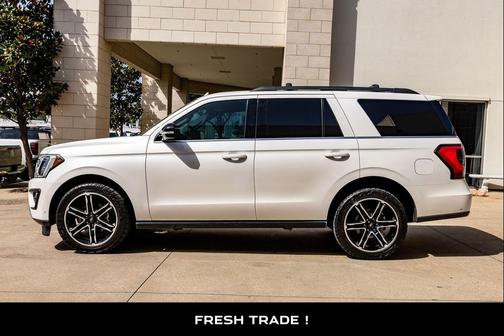 White Platinum Metallic Tri-Coat 2019 Ford Expedition Limited