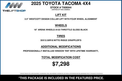 Black 2025 Toyota Tacoma Hybrid TRD Pro