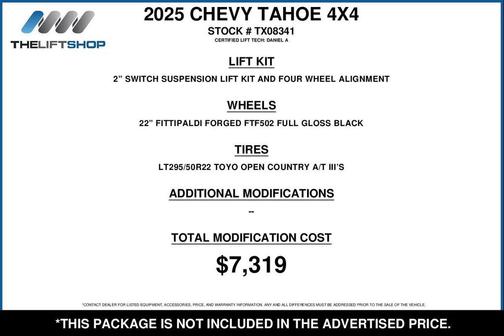 2025 Chevrolet Tahoe 4WD Z71