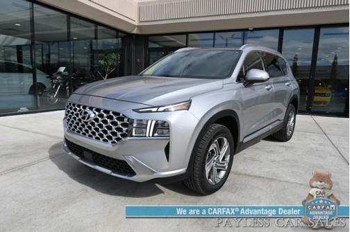 Gray 2022 Hyundai SANTA FE SEL