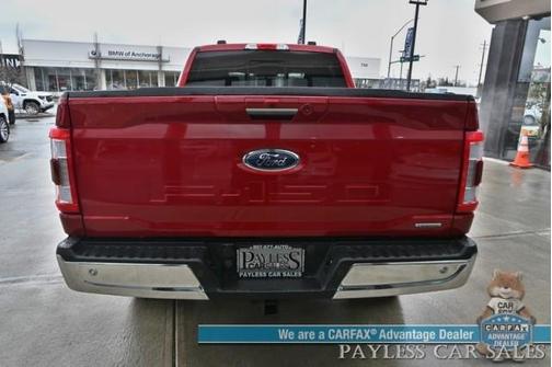 Rapid Red Metallic Tinted Clearcoat 2021 Ford F-150 LARIAT/4X4/SUPER CREW/CHROME APPEARANCE PKG/AUTO S