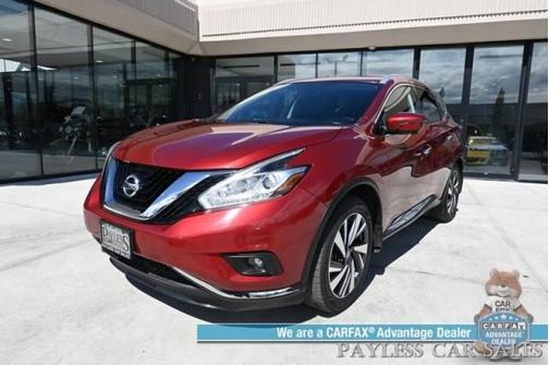Red 2017 Nissan Murano Platinum