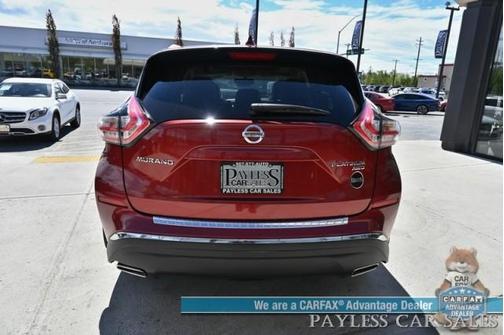 Red 2017 Nissan Murano Platinum