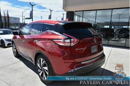 Red 2017 Nissan Murano Platinum