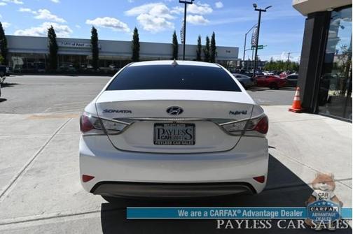 Diamond White Pearl 2015 Hyundai SONATA Hybrid Base