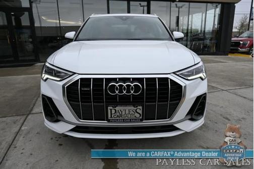 Glacier White Metallic 2022 Audi Q3 45 S line Premium Plus