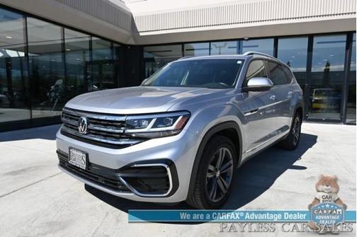 Pyrite Silver Metallic 2022 Volkswagen Atlas 3.6 V6 SEL R-Line