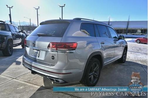 Pyrite Silver Metallic 2022 Volkswagen Atlas 3.6 V6 SEL R-Line
