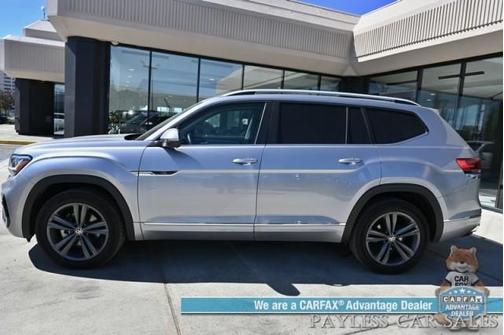 Pyrite Silver Metallic 2022 Volkswagen Atlas 3.6 V6 SEL R-Line