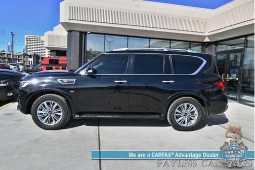 2019 INFINITI QX80 LUXE/4X4/PROASSIST PKG/AUTO START/POWER&HEATED SEA