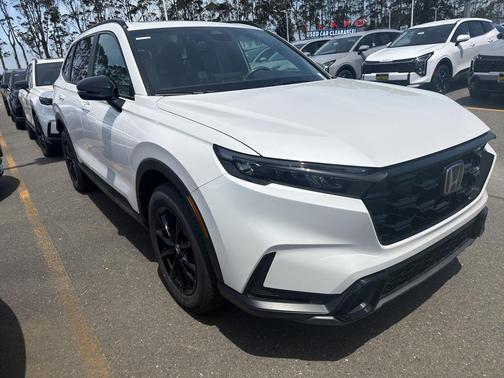 Platinum White Pearl 2026 Honda CR-V Hybrid Sport