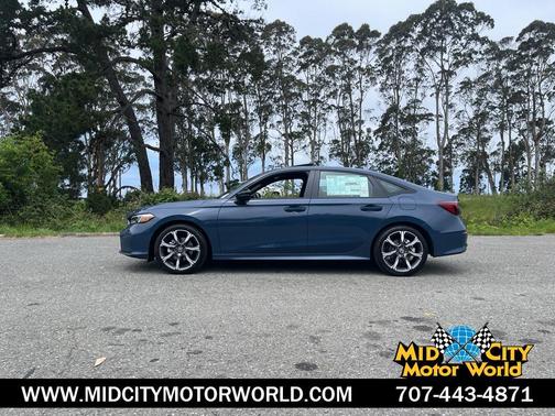 Blue Lagoon 2026 Honda Civic Hybrid Sport Touring