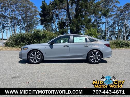 Urban Gray Pearl 2026 Honda Civic Hybrid Sport Touring