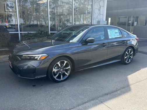 Meteorite Gray Metallic 2026 Honda Civic Hybrid Sport