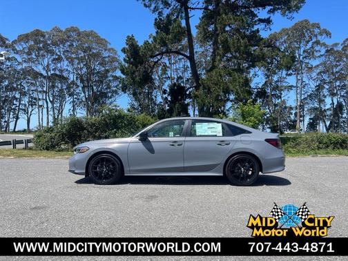 Urban Gray Pearl 2026 Honda Civic Hybrid Sport