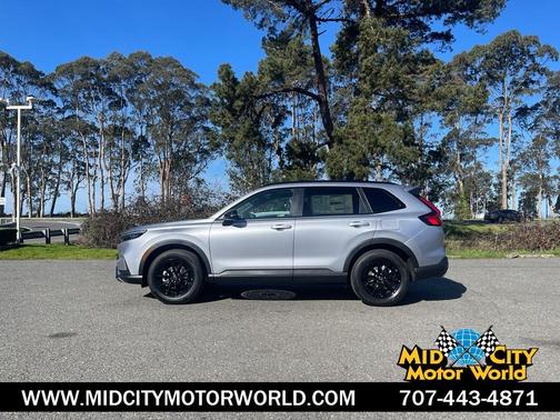 Solar Silver Metallic 2026 Honda CR-V Hybrid Sport-L