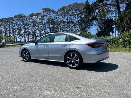 Solar Silver Metallic 2026 Honda Civic Hybrid Sport Touring