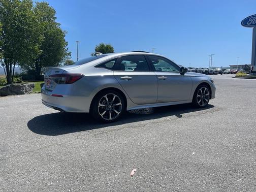 Solar Silver Metallic 2026 Honda Civic Hybrid Sport Touring