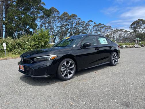 Crystal Black Pearl 2026 Honda Civic Hybrid Sport Touring
