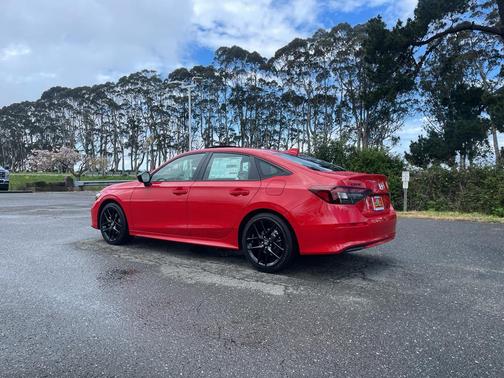 Rallye Red 2026 Honda Civic Hybrid Sport