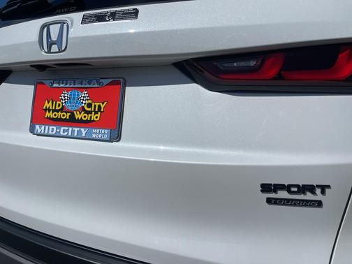 Platinum White Pearl 2026 Honda CR-V Hybrid Sport Touring