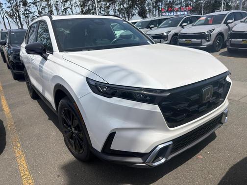 Platinum White Pearl 2026 Honda CR-V Hybrid Sport Touring