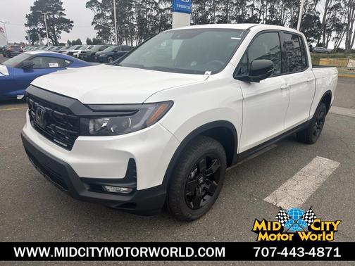Platinum White Pearl 2026 Honda Ridgeline Black Edition
