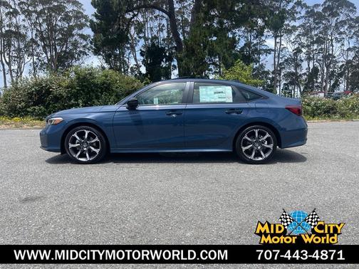 Blue Lagoon 2026 Honda Civic Hybrid Sport Touring