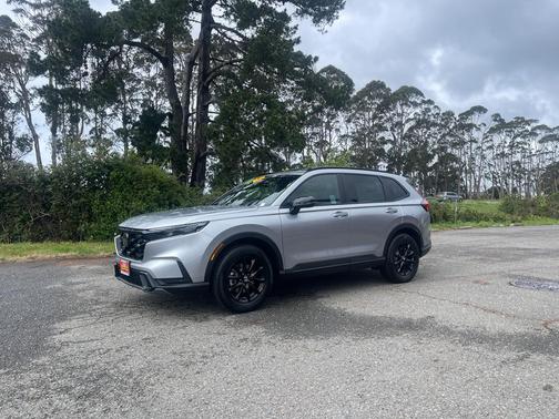 Solar Silver Metallic 2026 Honda CR-V Hybrid Sport-L