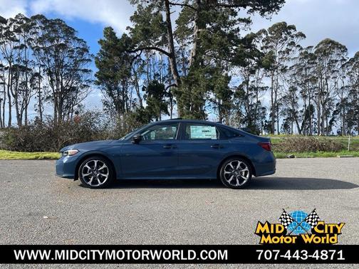Blue Lagoon 2026 Honda Civic Hybrid Sport Touring