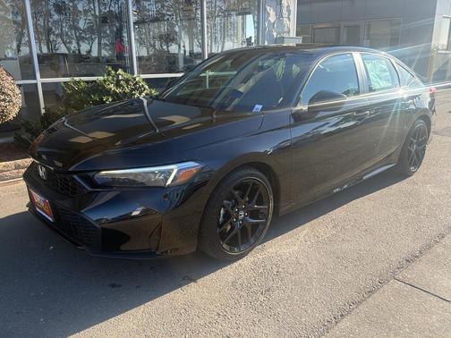 Crystal Black Pearl 2026 Honda Civic Hybrid Sport
