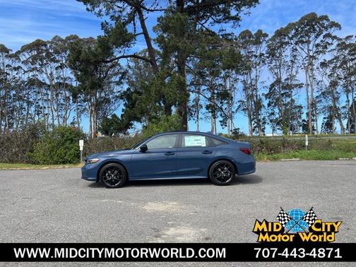 Blue Lagoon 2026 Honda Civic Hybrid Sport