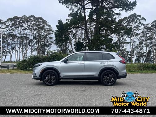 Solar Silver Metallic 2026 Honda CR-V Hybrid Sport Touring