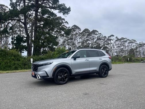 Solar Silver Metallic 2026 Honda CR-V Hybrid Sport Touring