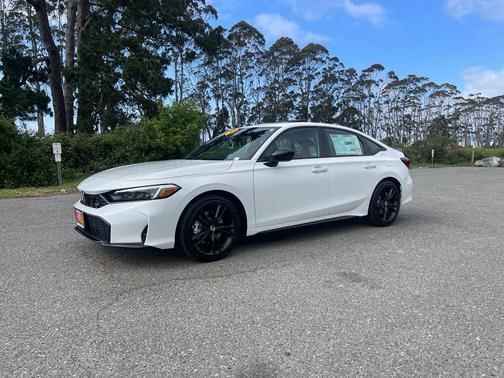 Platinum White Pearl 2026 Honda Civic Si Base