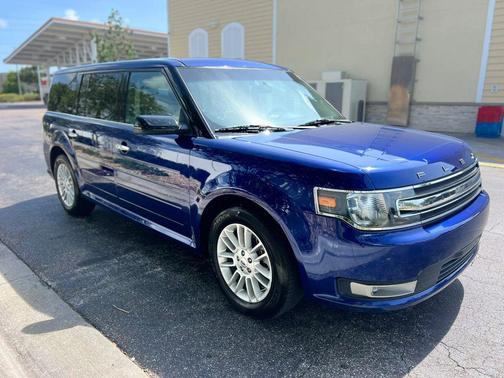 Deep Impact Blue Metallic 2015 Ford Flex SEL