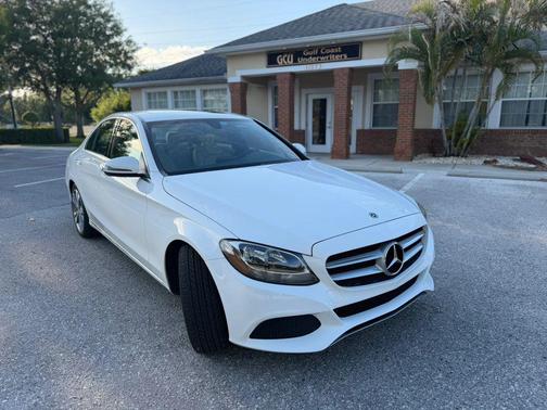 White 2018 Mercedes-Benz C-Class C 300 Sedan 4D
