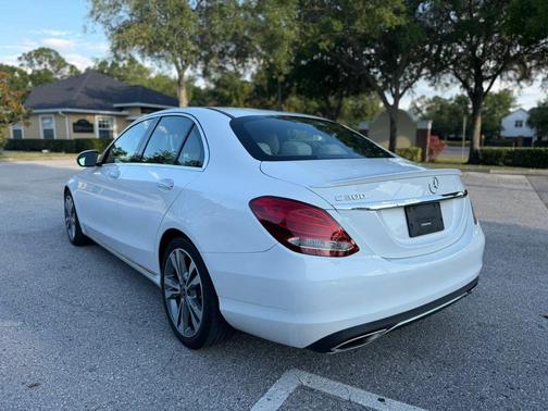 White 2018 Mercedes-Benz C-Class C 300 Sedan 4D