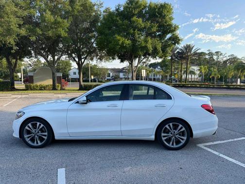 White 2018 Mercedes-Benz C-Class C 300 Sedan 4D