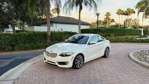 White 2014 BMW 228 228i Coupe 2D