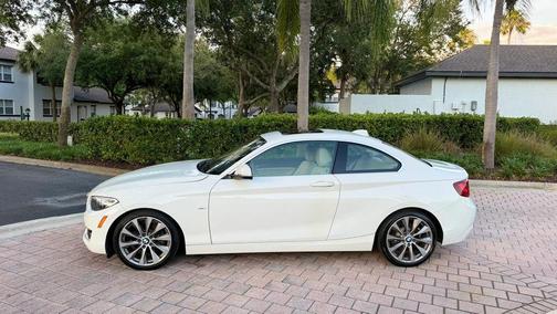 White 2014 BMW 228 228i Coupe 2D