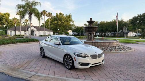 White 2014 BMW 228 228i Coupe 2D
