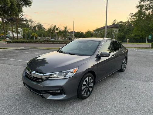 Grey 2017 Honda Accord Hybrid EX-L