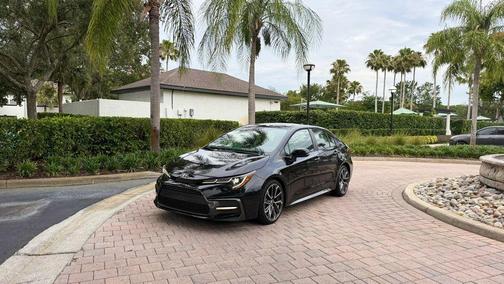 Black Sand Pearl 2020 Toyota Corolla SE