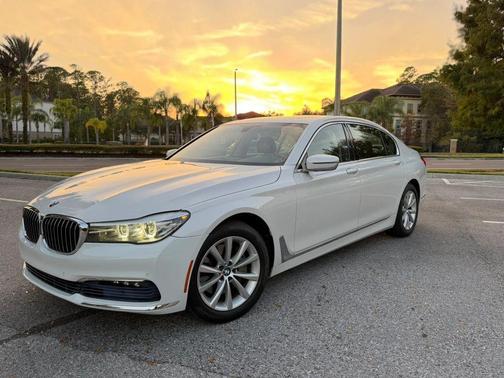 White 2017 BMW 740 xDrive