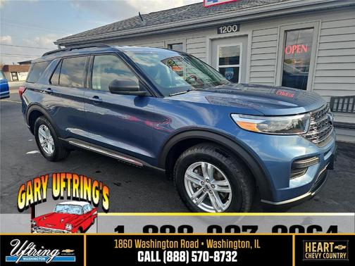 Blue 2020 Ford Explorer XLT