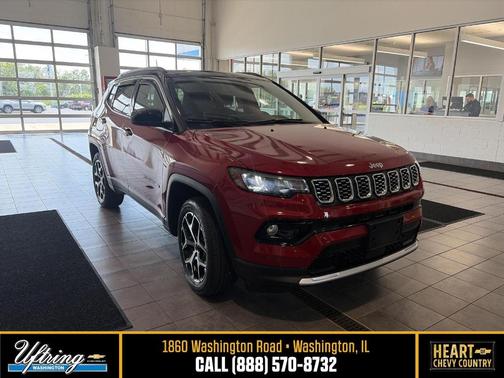 Red 2026 Jeep Compass Limited