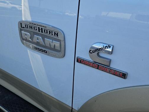 Bright White Clearcoat 2015 RAM 3500 Longhorn