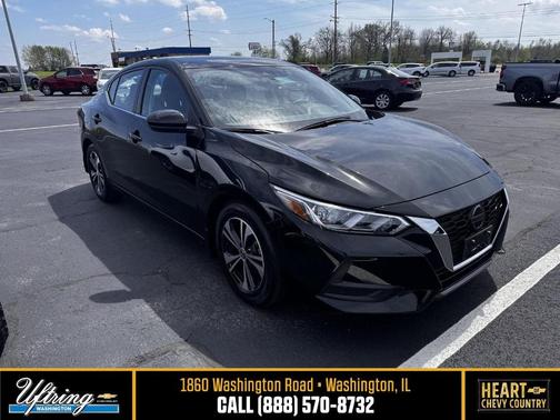 Black 2023 Nissan Sentra SV