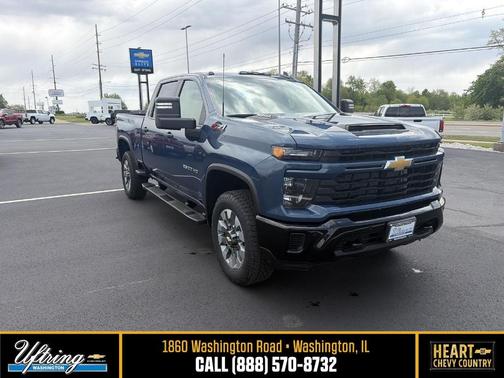 Lakeshore Blue Metallic 2026 Chevrolet Silverado 2500 Custom